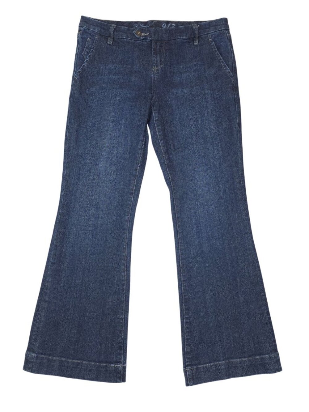 The Limited 917 Womens Bootcut Denim Jeans 10S Dark Wash Cotton Blend